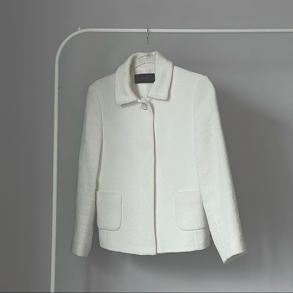 Zara White Jacket